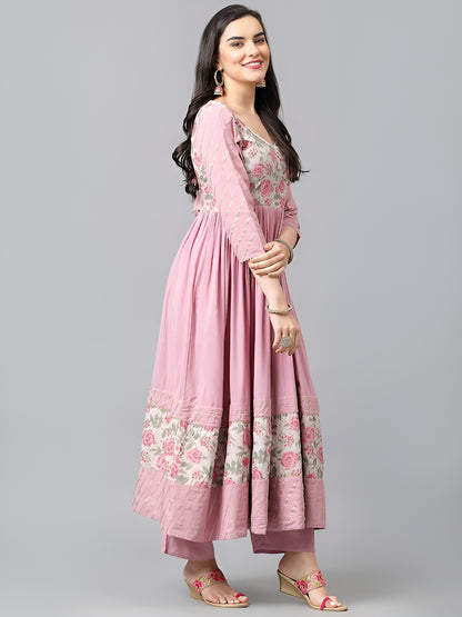 Floral Printed Regular Kurta with Palazzo With Dupatta