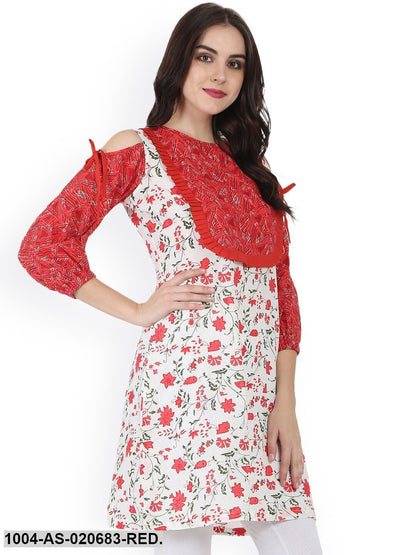 Red Printed Tunic