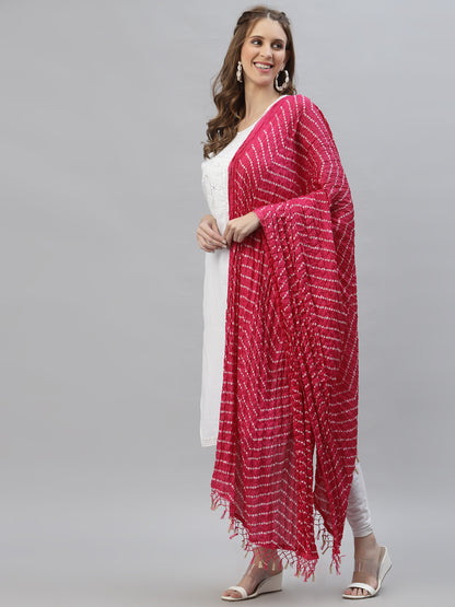 Bandhani Print Silk Blend Dupatta