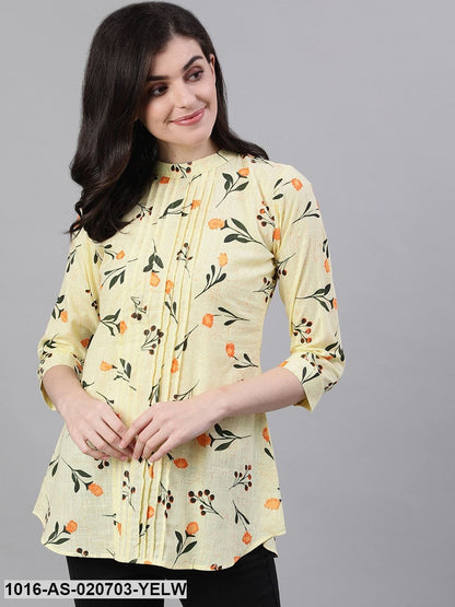 Yellow Printed Tunic