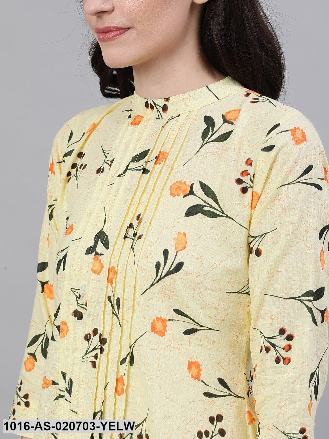 Yellow Printed Tunic