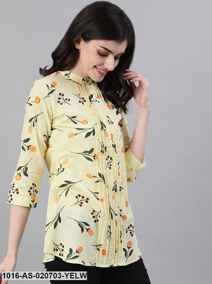 Yellow Printed Tunic