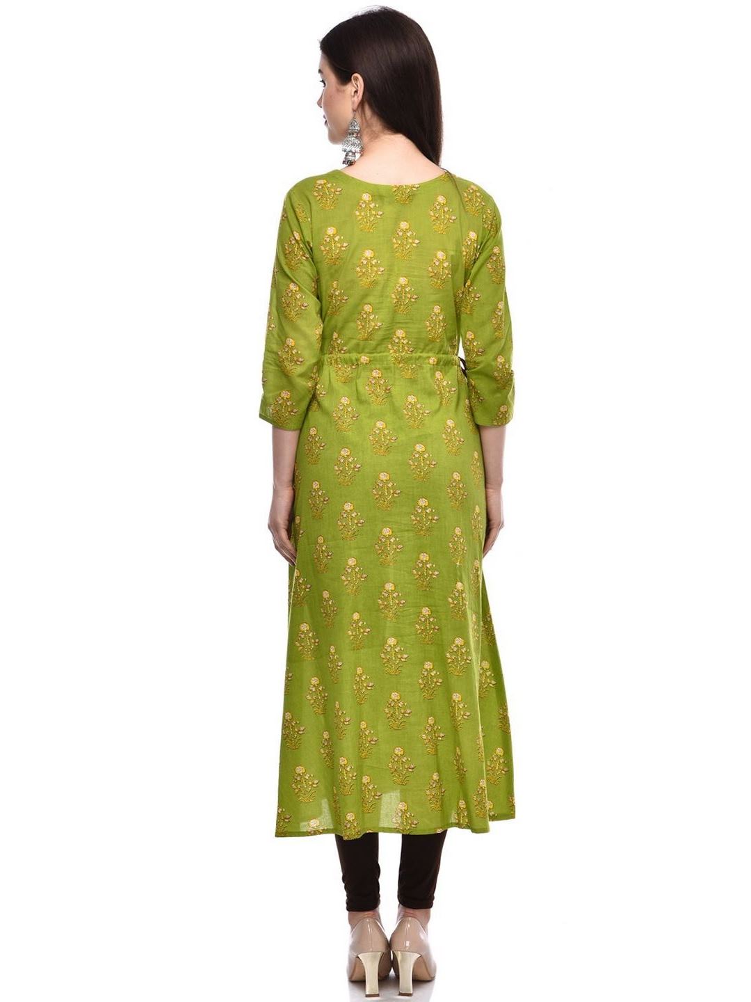 Women Cotton Printed A-Line Kurta