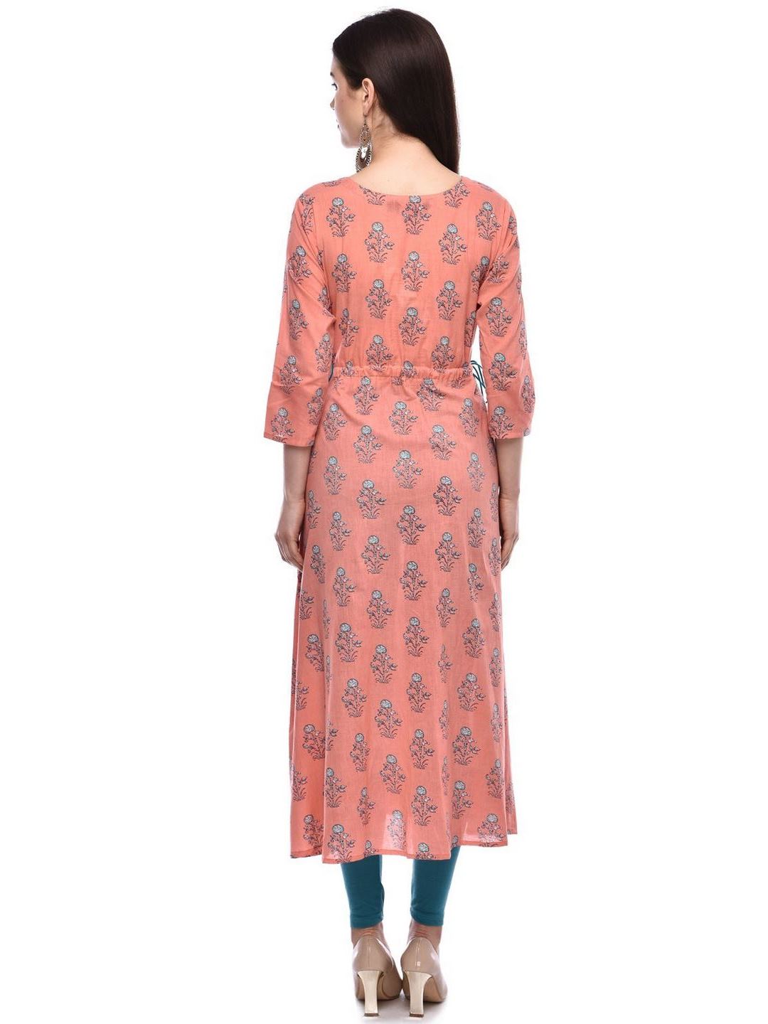 Women Cotton Printed A-Line Kurta