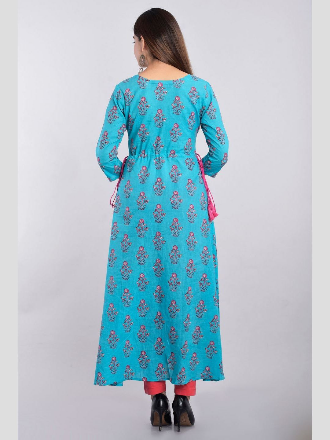 Women Cotton Printed A-Line Kurta