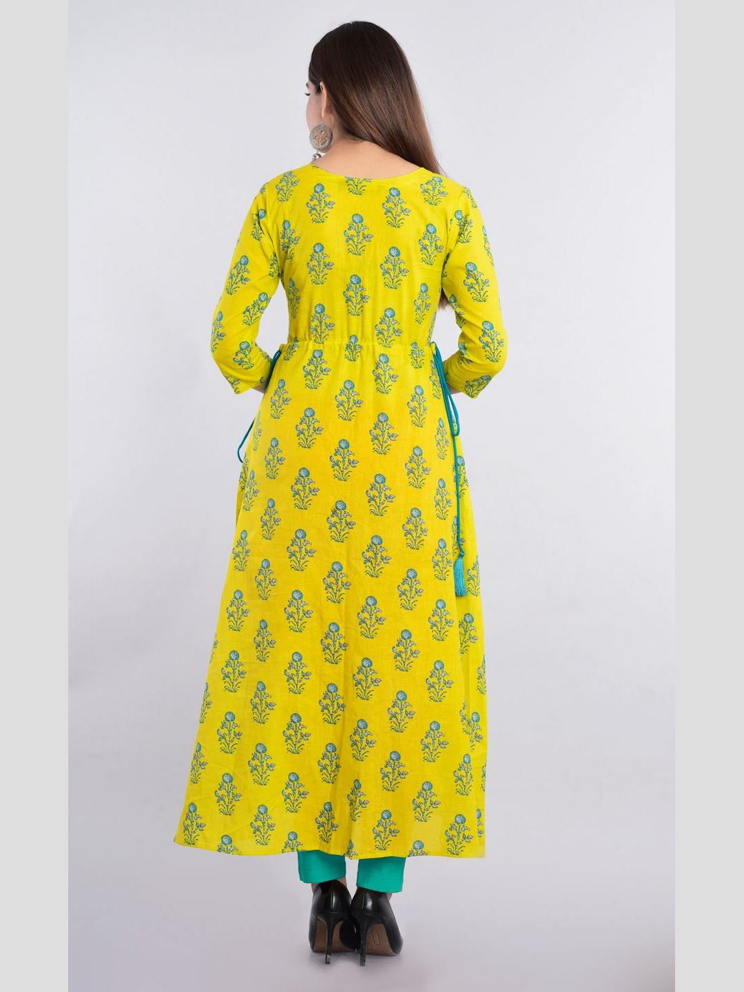 Women Cotton Printed A-Line Kurta