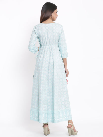 Cotton Printed Anarkali Gown