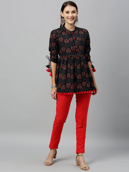 Cotton Printed Regular Top