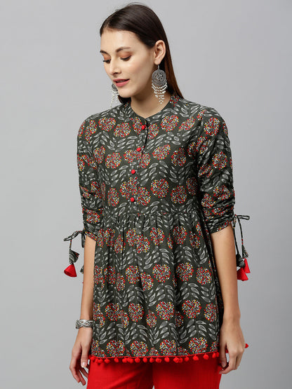 Cotton Printed Regular Top