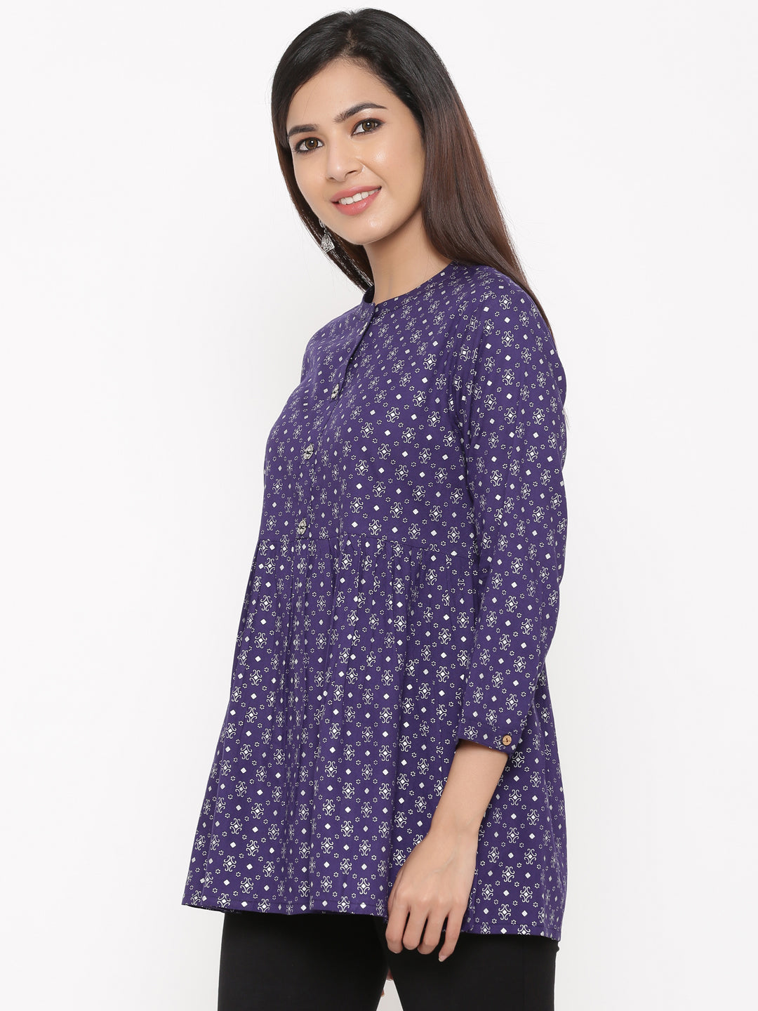 Rayon Printed Regular Top