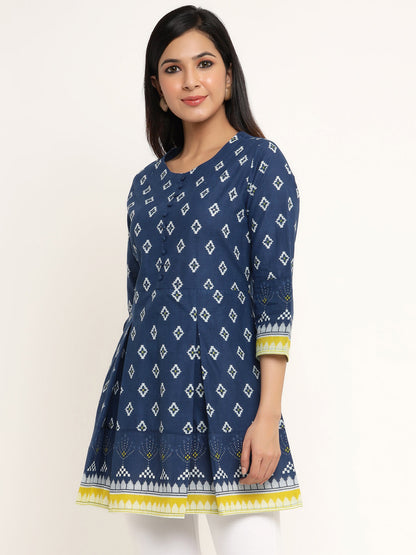 Cotton Printed Regular Top