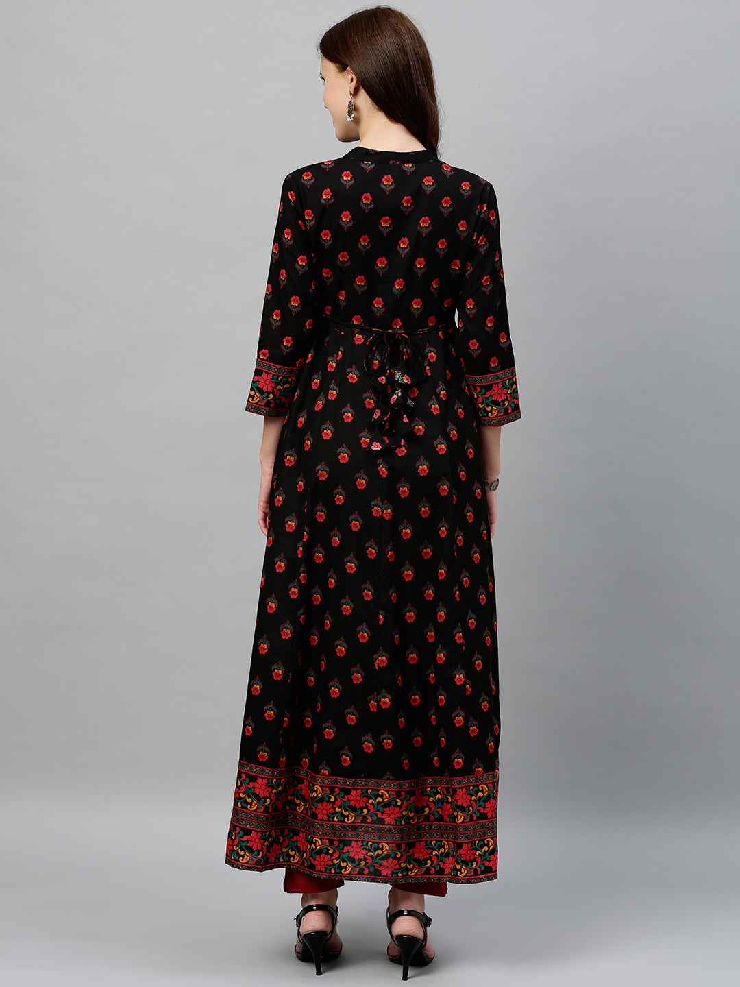 Cotton Buta Print Anarkali Kurta