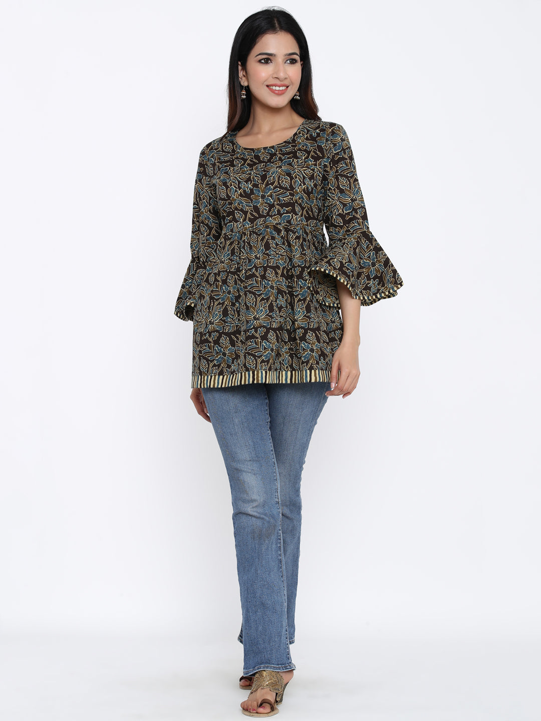 Cotton Printed Regular Top