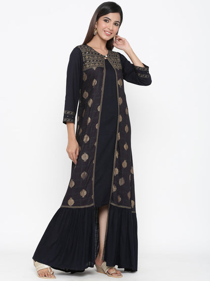 Rayon Printed Anarkali Kurta