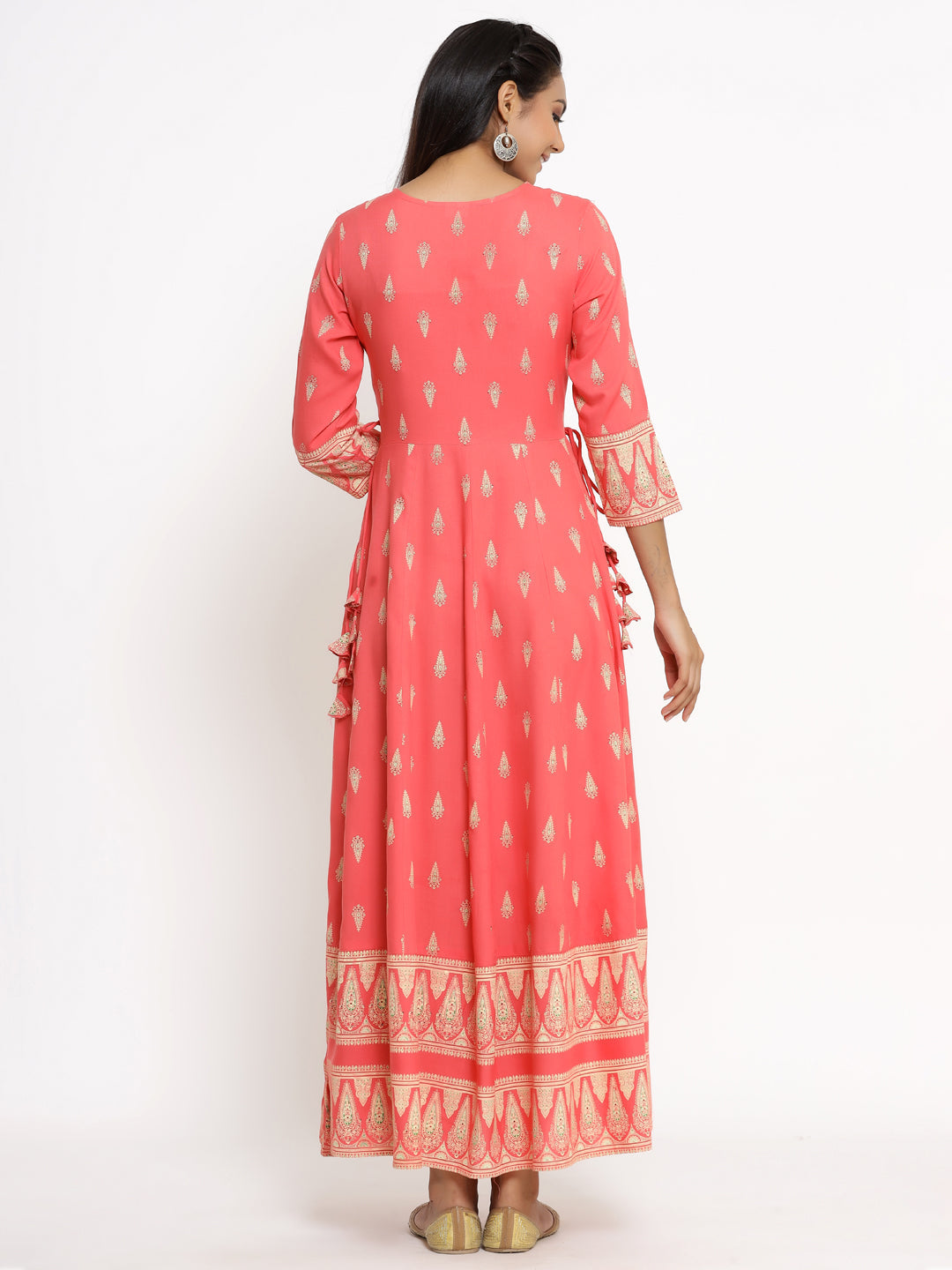 Rayon Printed Anarkali Kurta