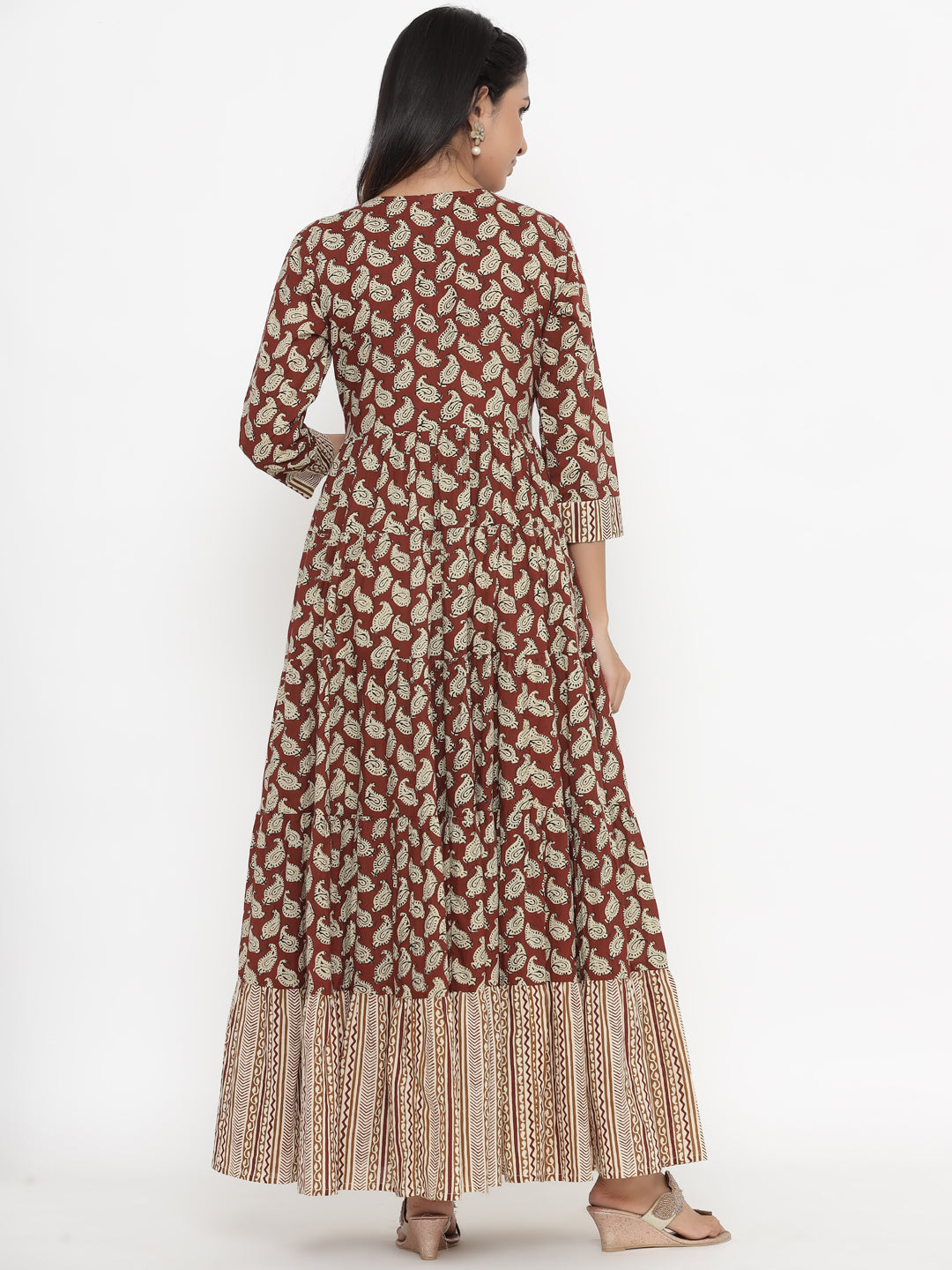 Cotton Buta Print Regular Kurta