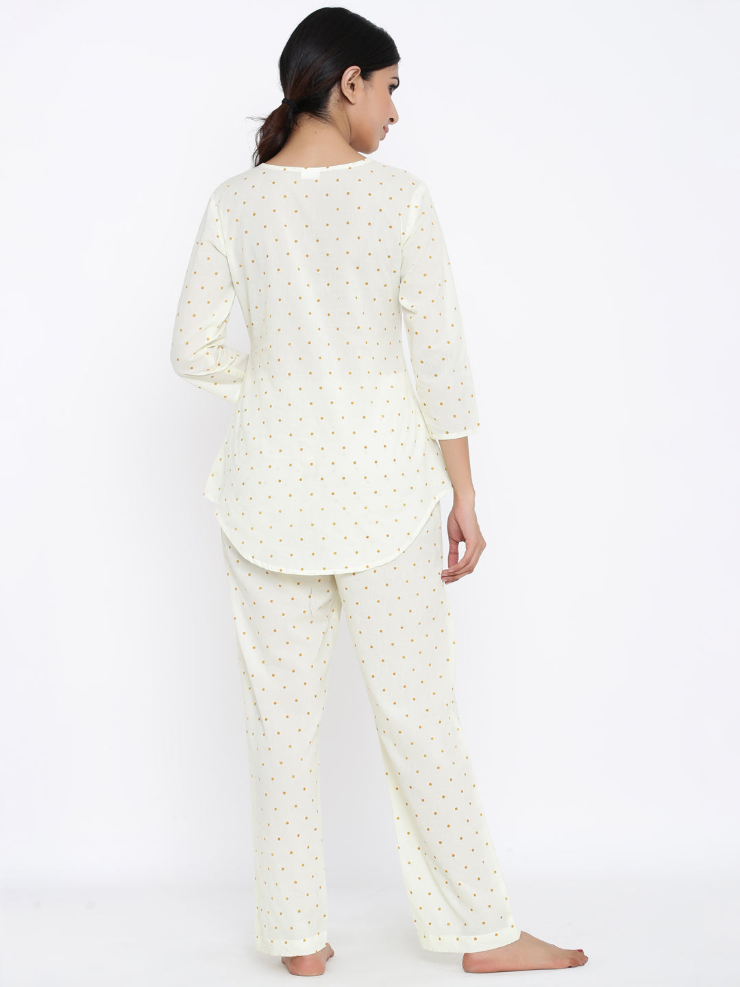 Cotton Printed Regular Top And Pyjama