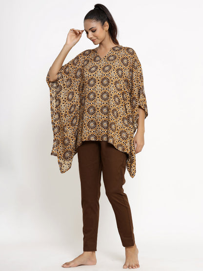 Rayon Printed Kaftan Kaftan With Pant