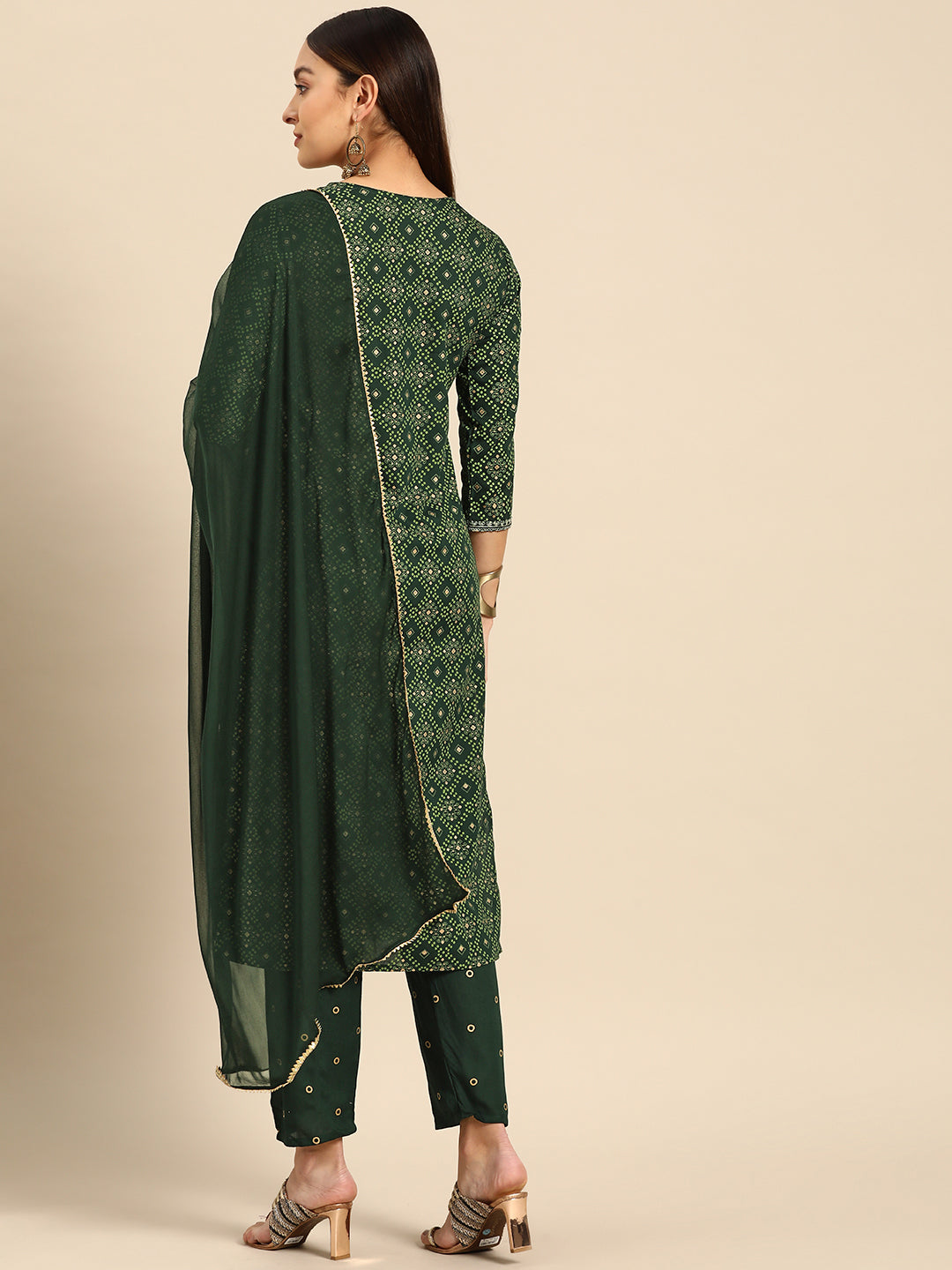 Embroidered Long Straight Rayon kurta Set